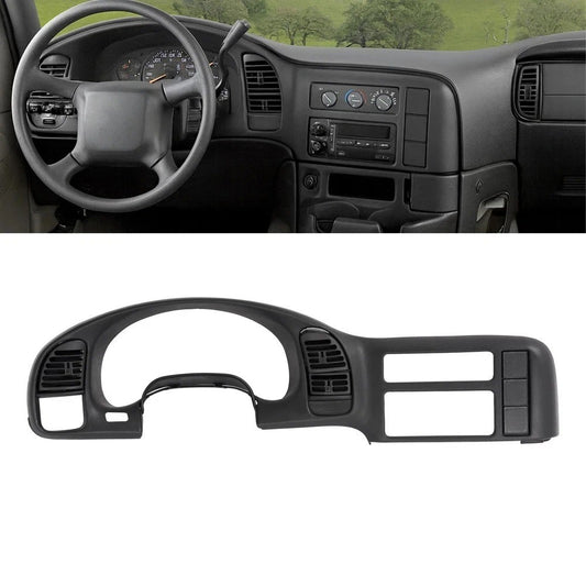 For Chevrolet Astro/ GMC Safari 1996-2005 Dashboard Radio Dash Panel Bezel Black