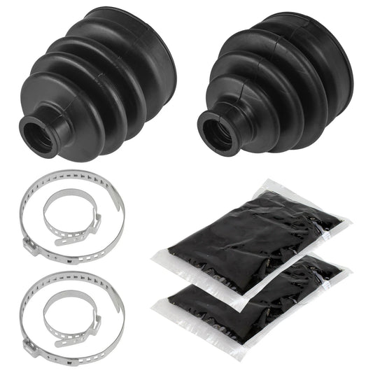 Front Axle Inner Outer CV Boot Kit for Kawasaki Mule 3010 KAF950 Dsl 4X4 03-07