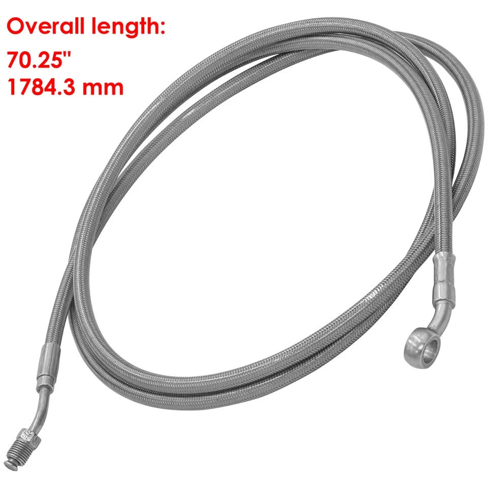 Rear Left & Right Brake Line For Polaris RZR Trail S 1000 16-21 / S4 1000 19-21