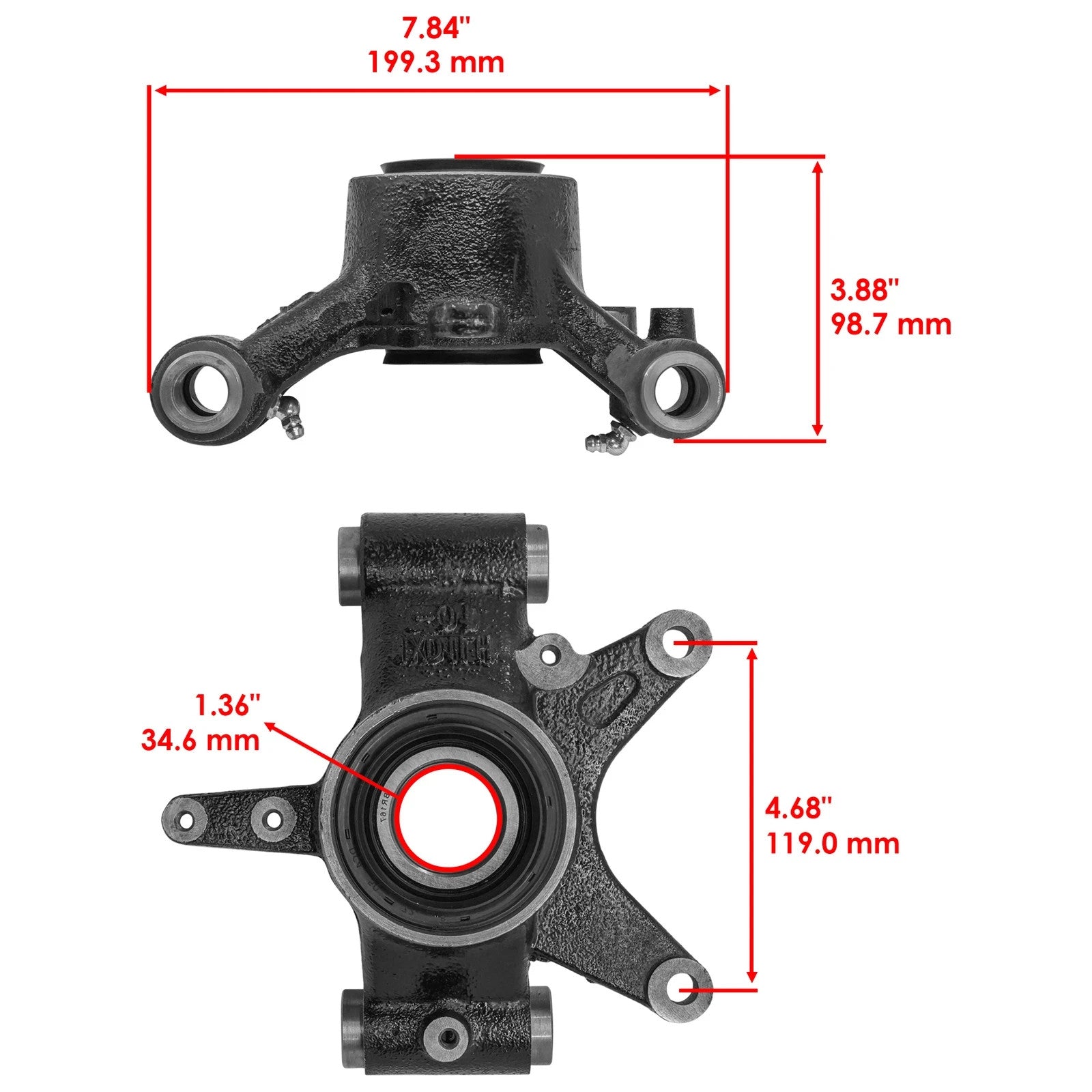 Rear Wheel Knuckle For Yamaha Viking 700 YXM700 EPS 2014-2024 Left & Right