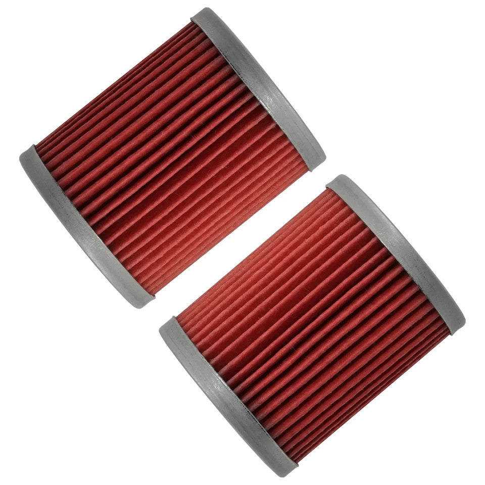 for Suzuki LT250 LT250E LT250EF LT250S Quad Runner 85 86 88-96 Oil Filter 2-Pack