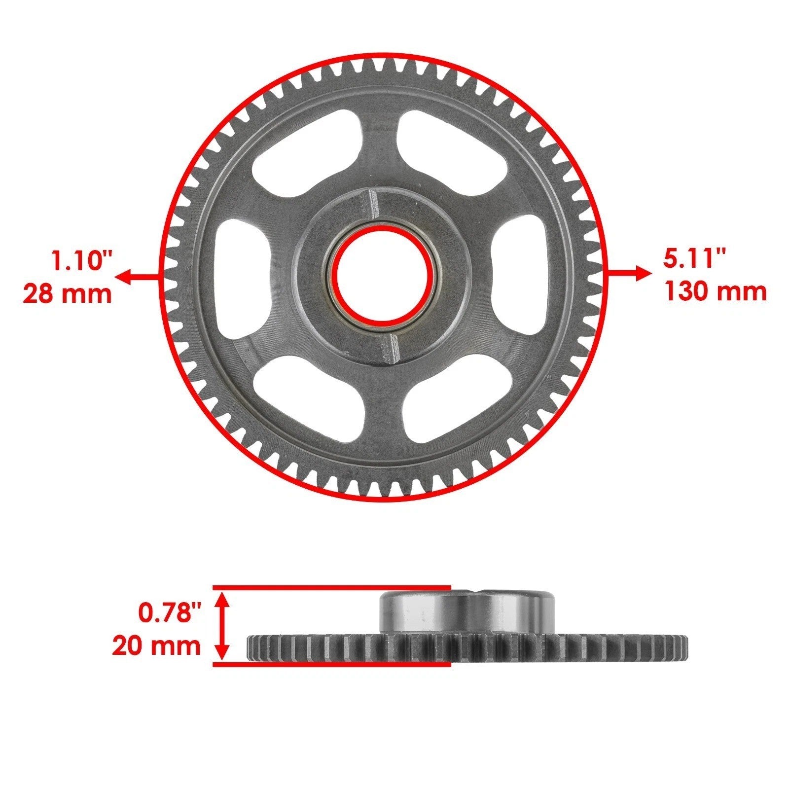 Starter Clutch One Way Sprag Idler Gear Gasket For Polaris RZR 4 XP 900 2012