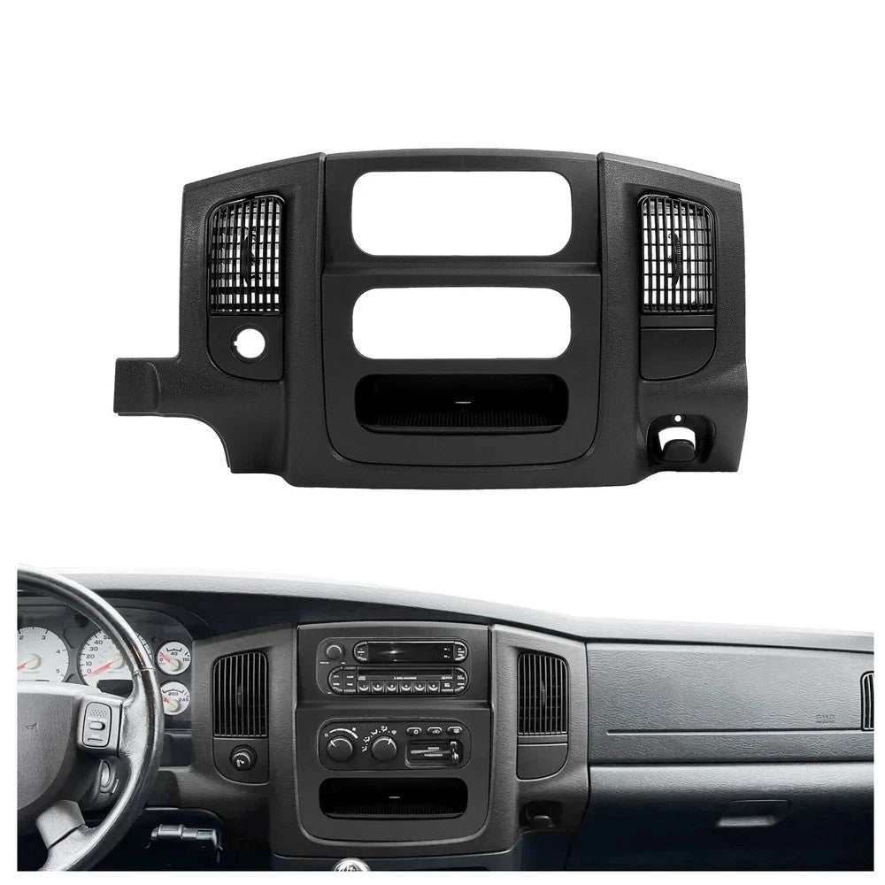 For 02-05 Dodge Ram 1500 2500 Center Dash Radio Bezel Climate Trim Panel Vent