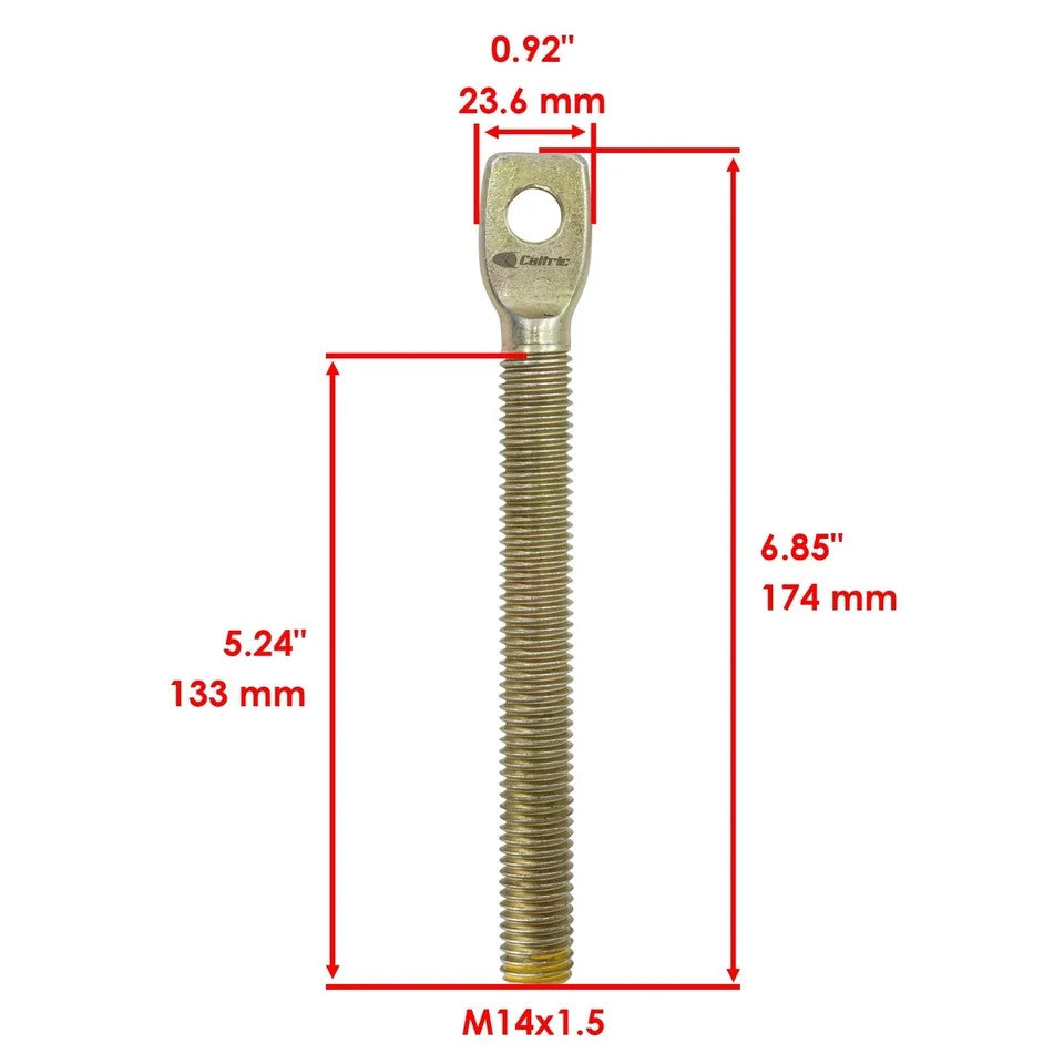 Caltric 1302005 09124 90493 Snow Plow Trip Spring Bolt for Buyers Diamond Meyer