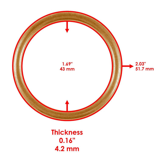 Exhaust Pipe Gaskets for Honda VTX1300C VTX1300R VTX1300S VTX1300T 2004-2009