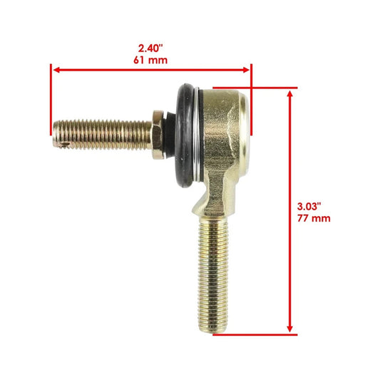 2 Steering Tie Rod And Tie Rod End for Suzuki LT250 R Quadracer 250 2X4 1985-86