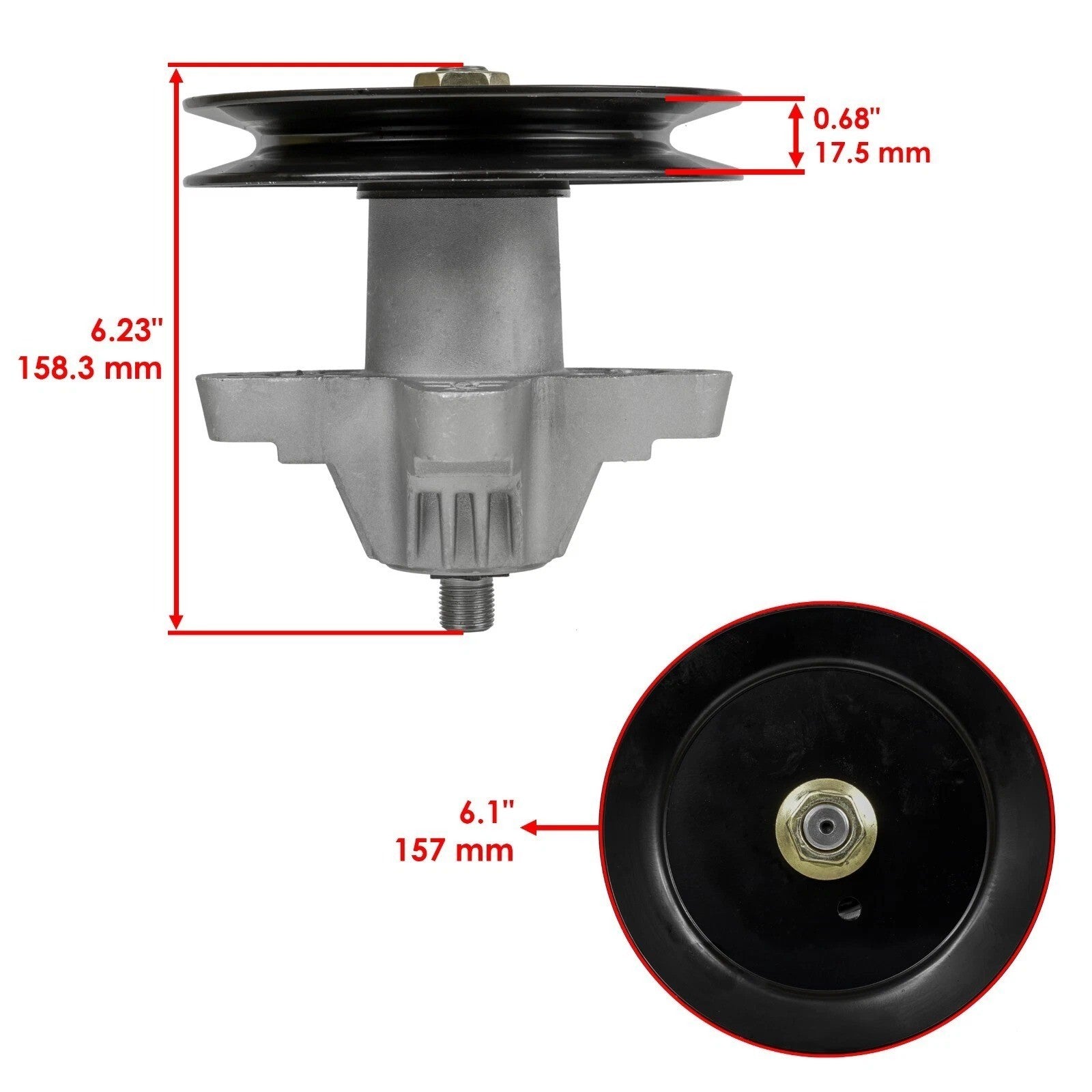 2 Spindle Assembly for MTD LT1042 918-04456B 918-04461A 618-00456 918-04456A