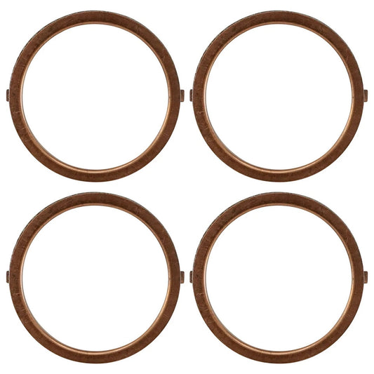 4 Exhaust Muffler Pipe Gaskets for Suzuki GSX-R600 GSXR600 1997-2009 2011-2024