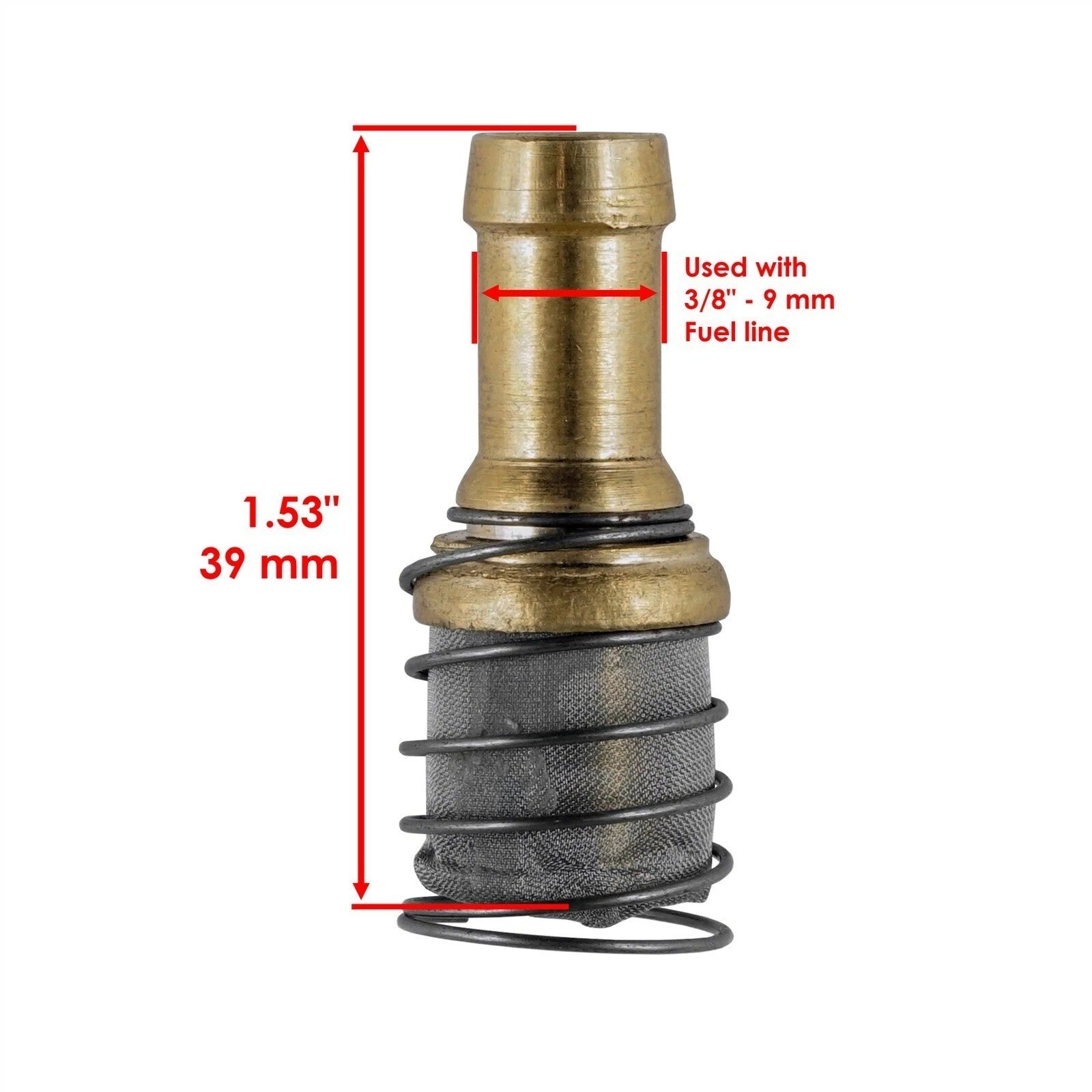 In Tank 3/8" Fuel Filter For Ski-Doo MX Z MXZ 500 600 700 800 900 1200 1998-2015