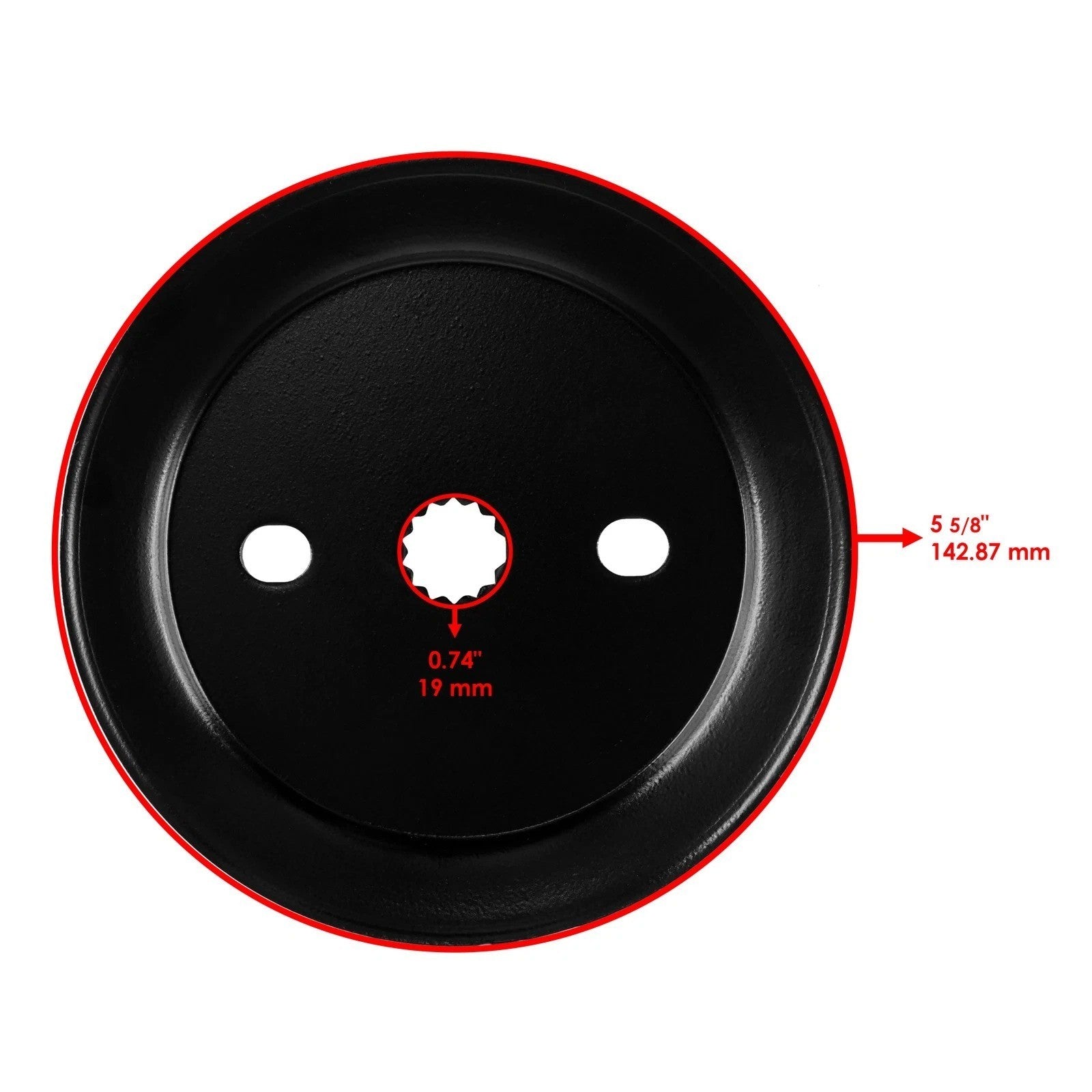 48" Spindle Pulley For John Deere X300 X304 X310 X320 X324 X340 X360 X500 48"