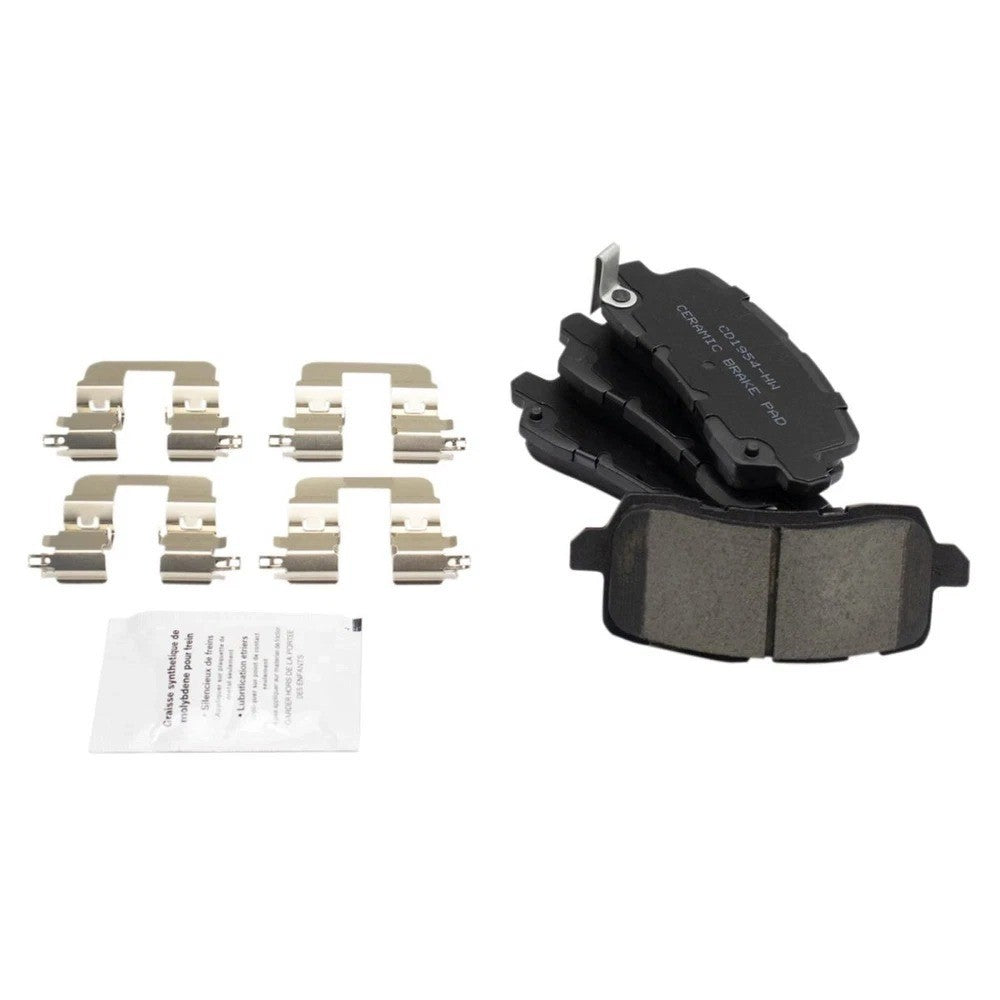 Brake Pad & Rotor Kit Premium G-Coated Ceramic Fits 2018-2021 Honda Odyssey