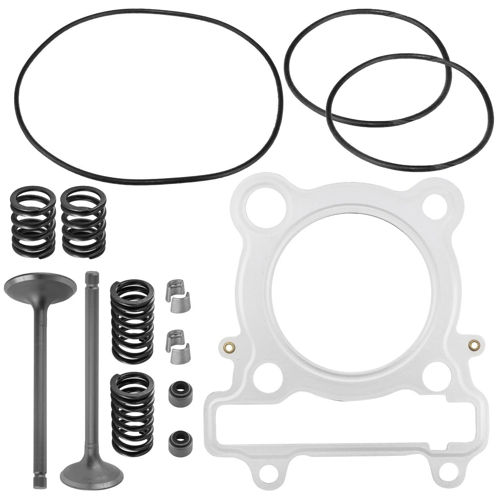 Cylinder Head Exhaust Intake Valve Kit for Yamaha Raptor 250 YFM250R 2008-2013