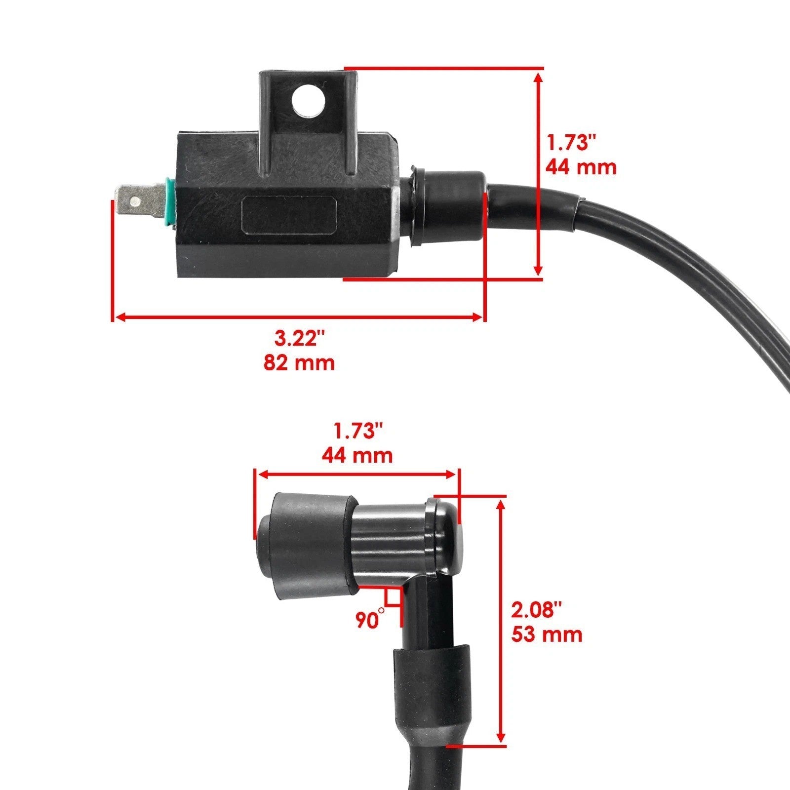Ignition Coil for Kawasaki Prairie 360 KVF360 4X4 2003 2004 2005 2006 2007-2013