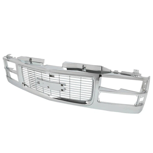 HECASA Chrome Grille Assembly For GMC C K 1500 2500 3500 1994-2000 94-99 Yukon