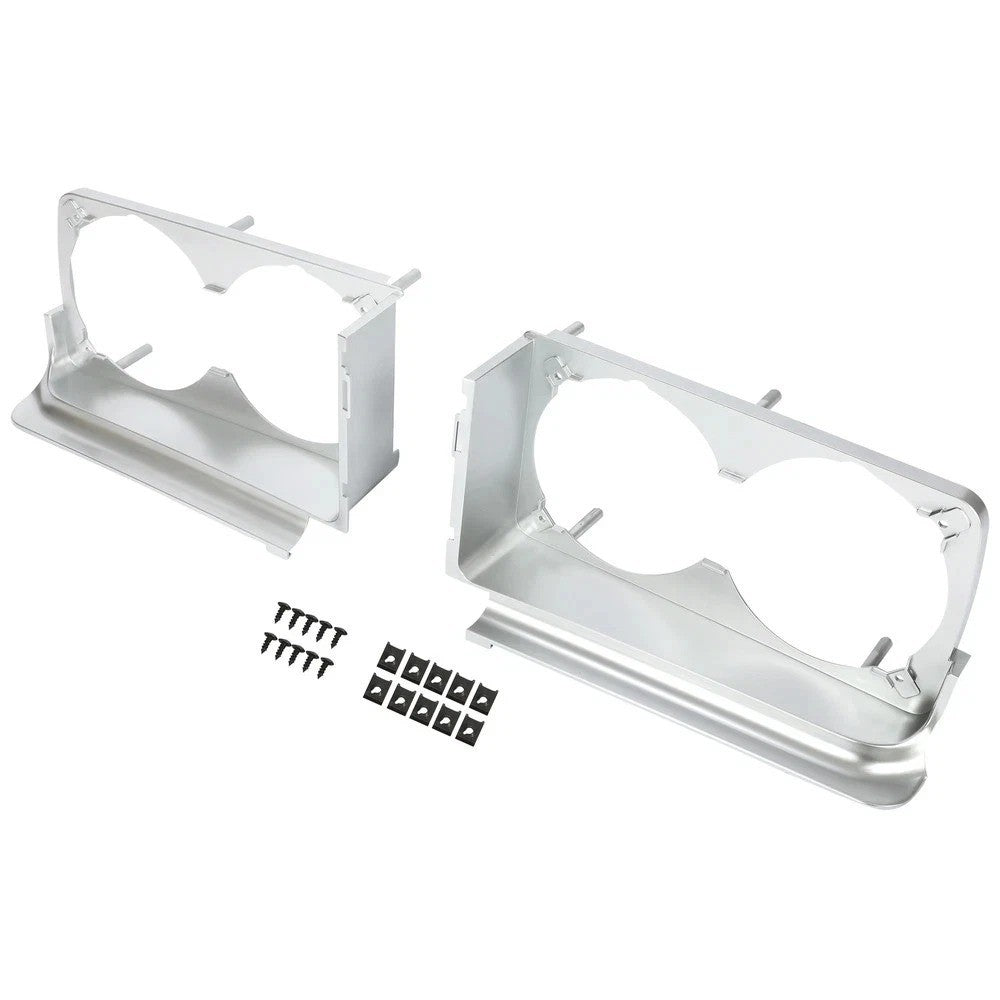 For 1971-1972 Oldsmobile Cutlass 442 Driver & Passenger Side Headlamp Housings