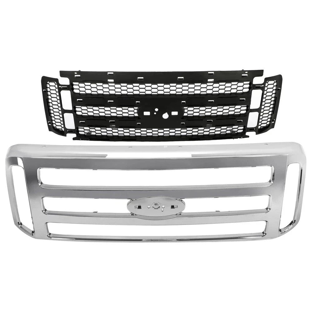 Grille Grill CONVERSION For Ford 1999-2004 Super Duty F250 F350 F450 F550