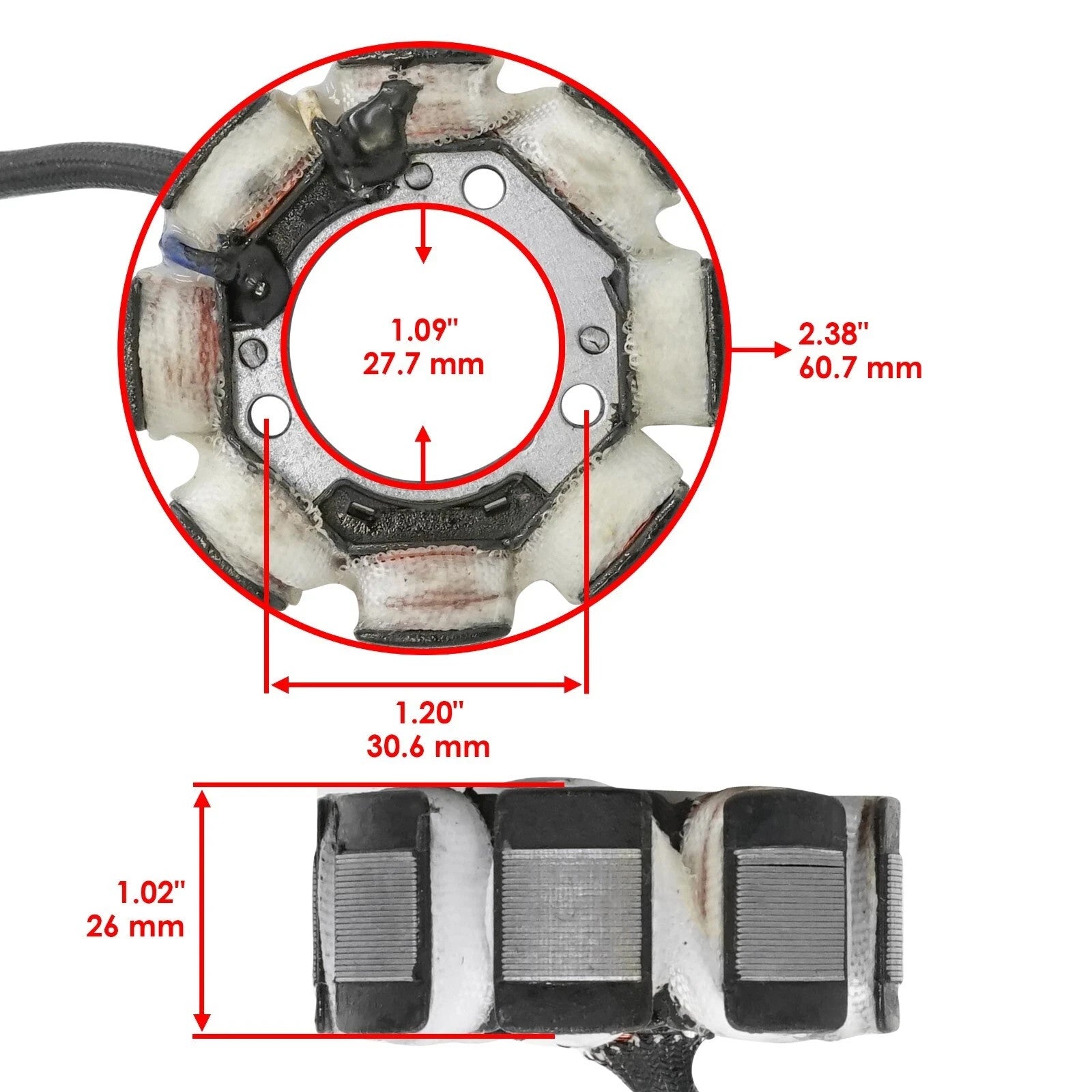 Stator And Gasket for Honda CRF250R CRF250 R 2004 2005 2006 2007 2008 2009