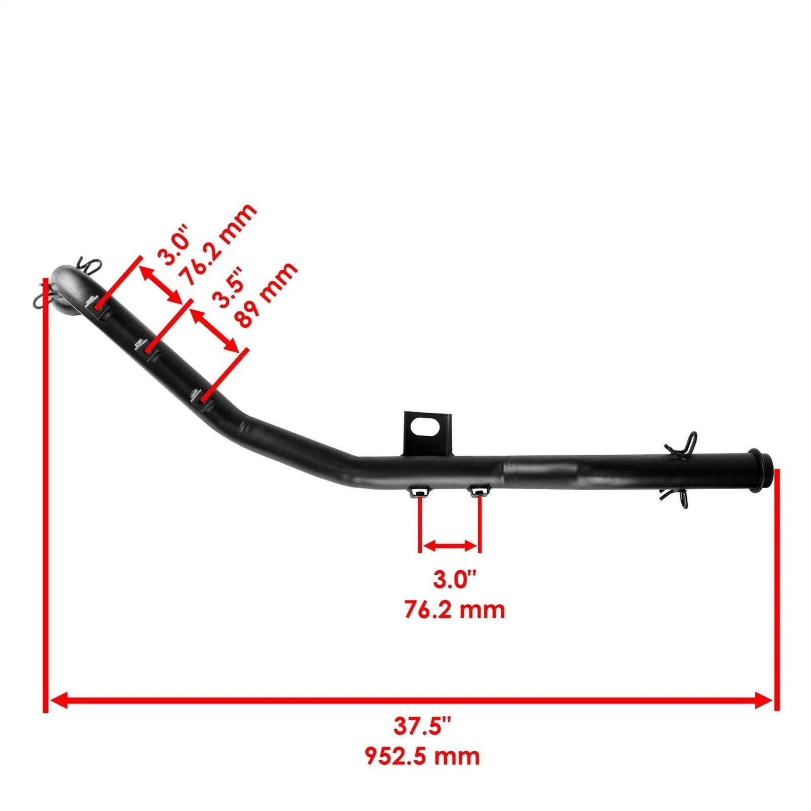 Exhaust Muffler Pipe w/ Gasket fits Polaris Sportsman 500 2001 - 2007 Except 6x6