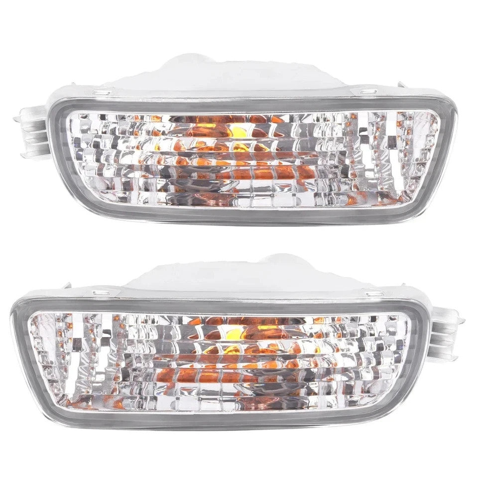 Headlights+Corner Signal Lights+Bumper Lamp w/ Bulbs For 2001-2004 Toyota Tacoma