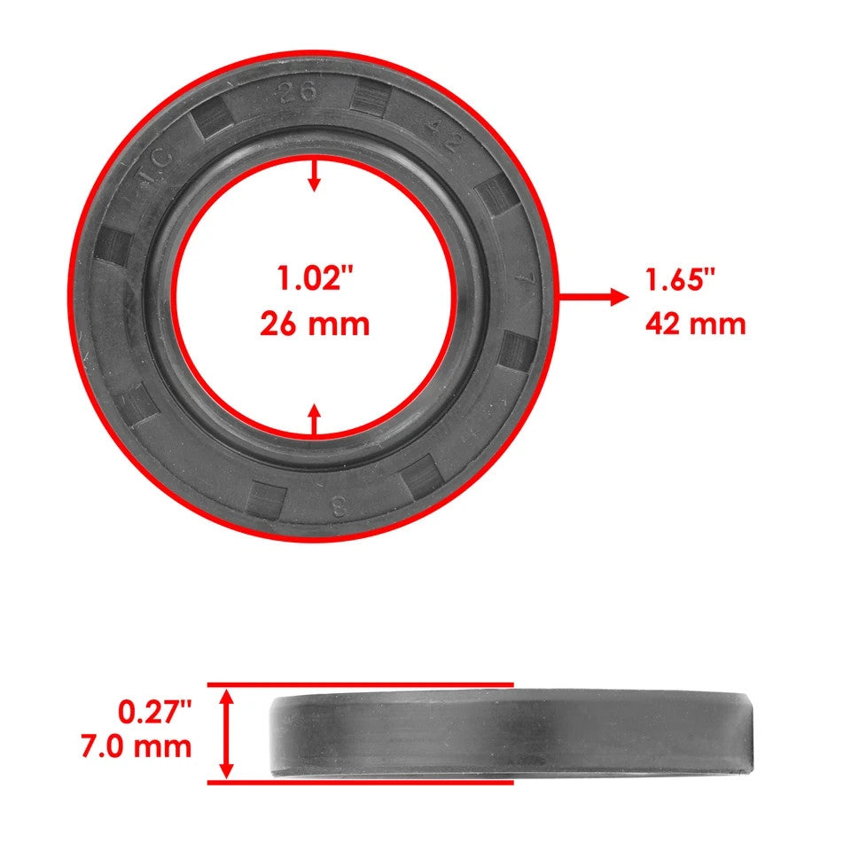 Rear Wheel Ball Bearings Seals Kit for Honda TR200 Fat Cat 1986 1987