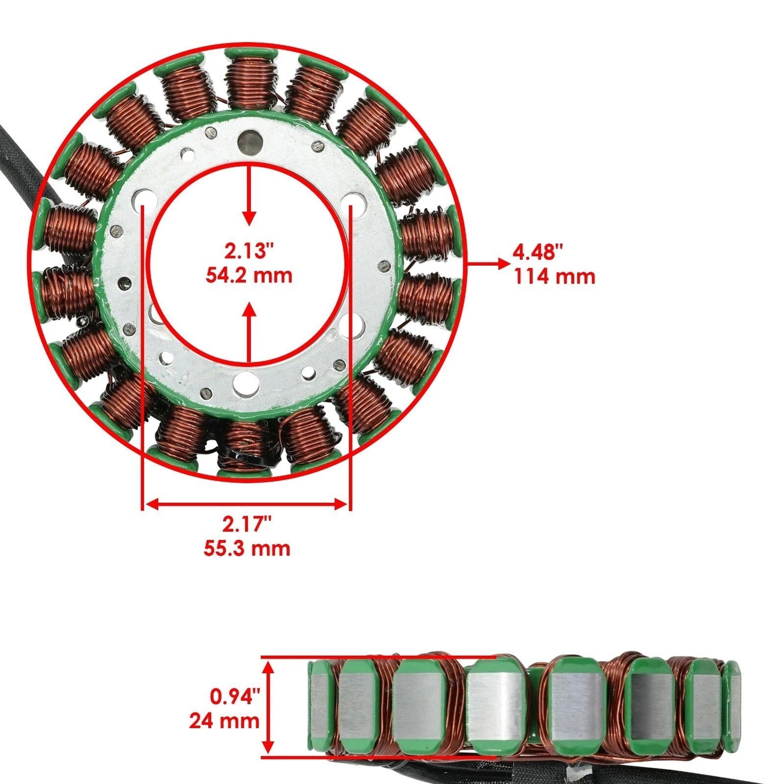 Stator & Pickup Coil & Gasket for Yamaha XV1100 Virago 1100 1991-1999