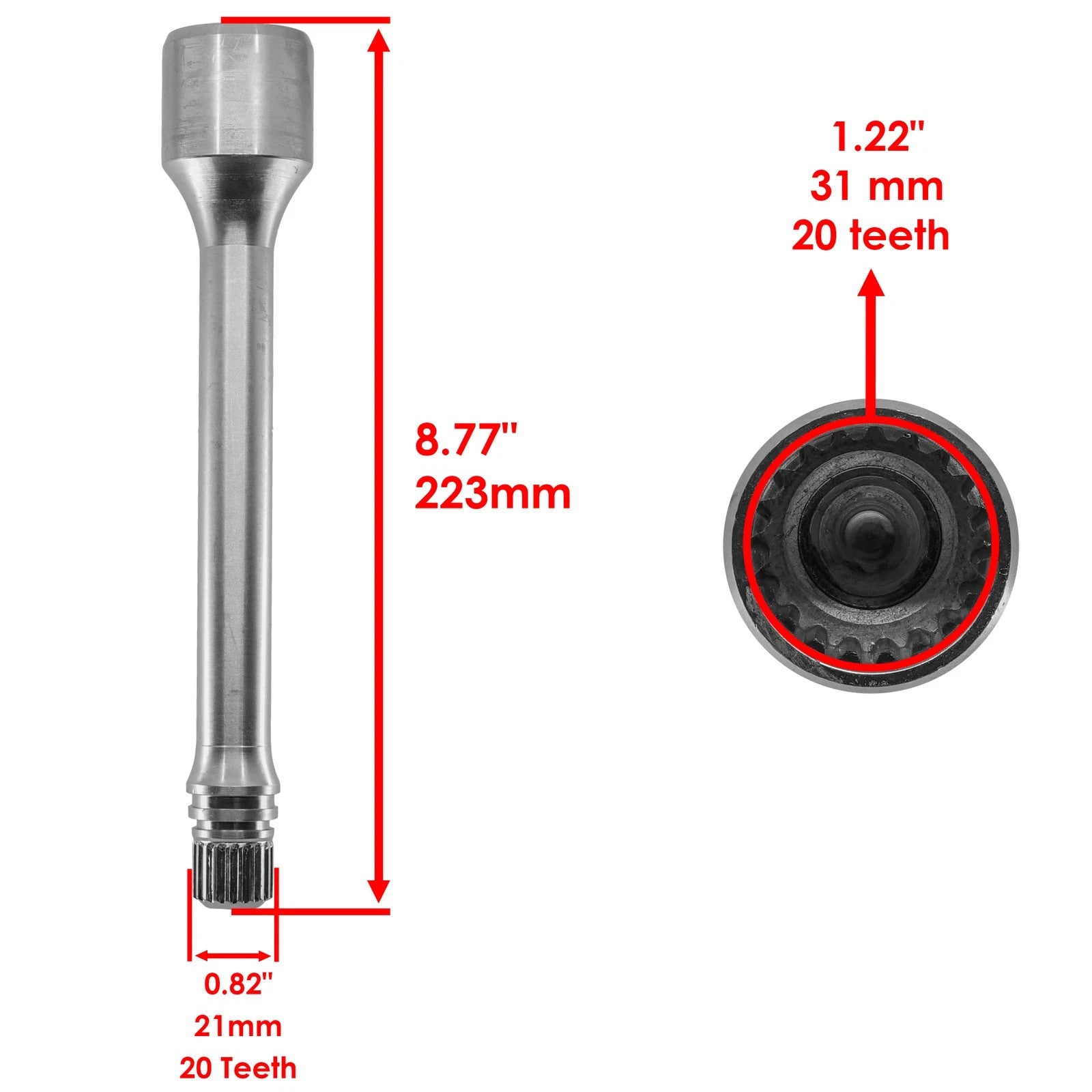 Rear Differential & Prop Shaft For Honda Rancher 420 TRX420FM 4x4 2007-2013