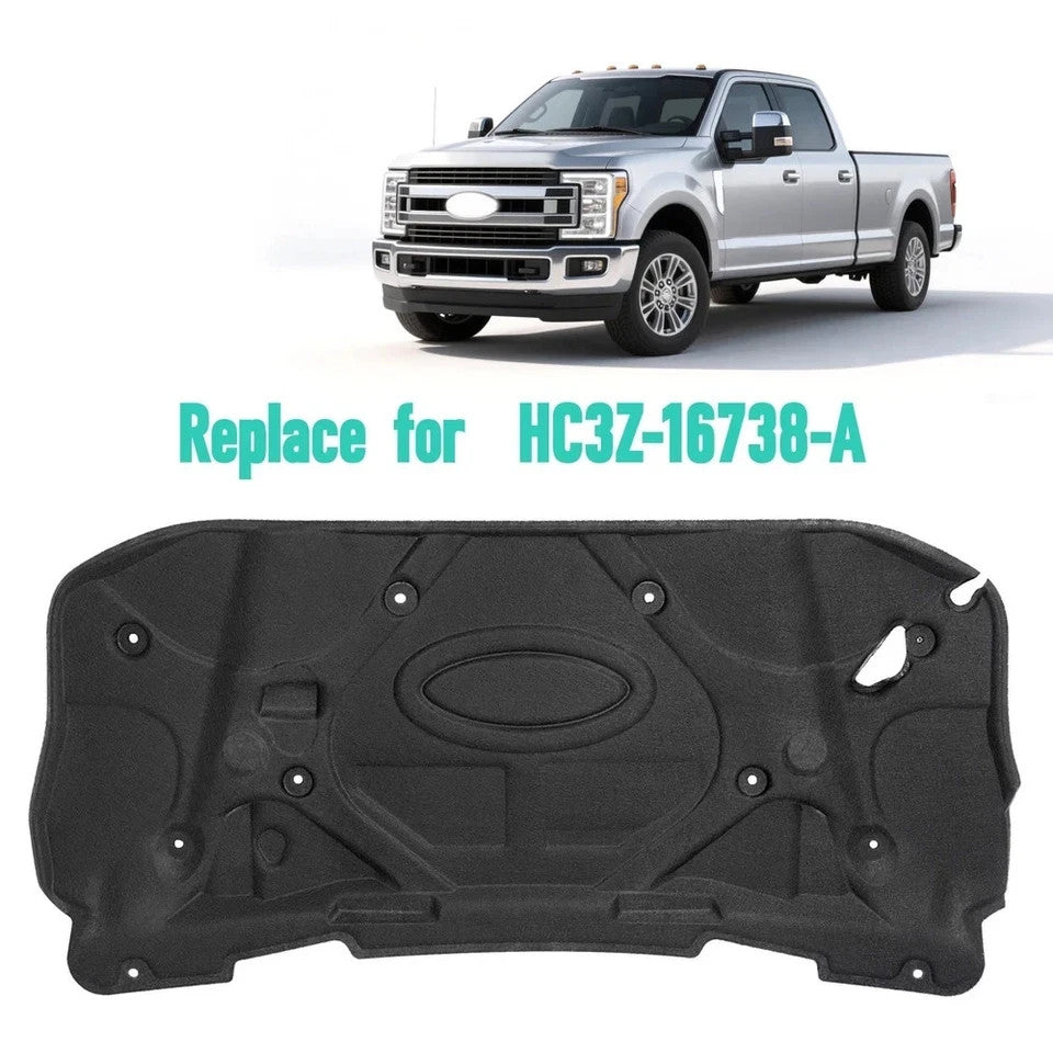 Hood Insulation Pad For Ford F-250 F-350 F-450 F-550 Super Duty 2017-2022 2019