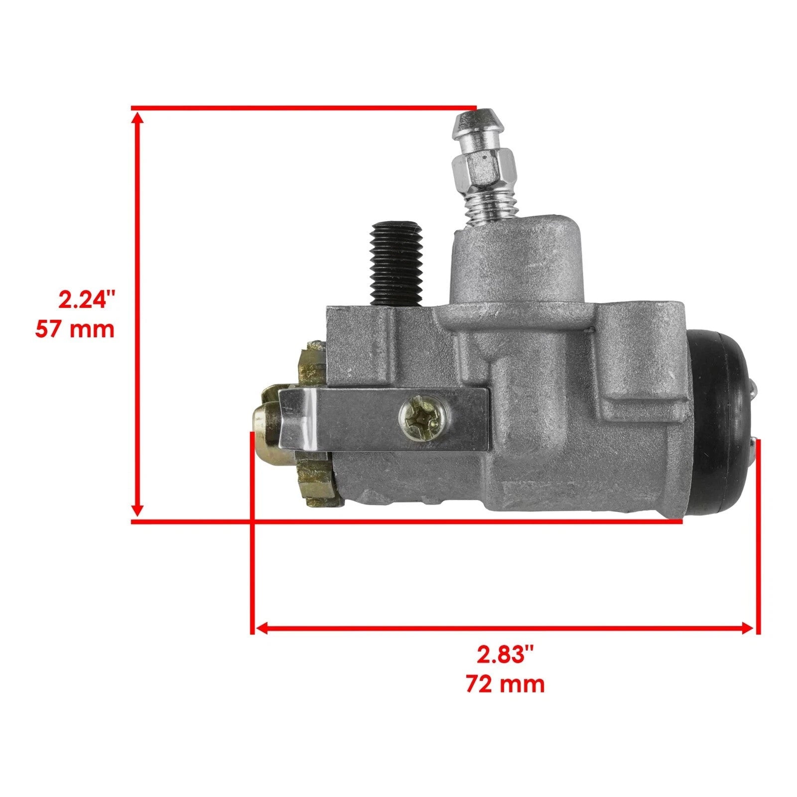 Front L/R Brake Cylinder & Shoe For Honda Fourtrax 300 TRX300FW 4x4 1988-2000