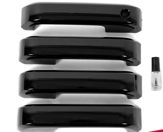 For 2015-2020 Ford F150 F250 F350 Gloss Black Look 4 Door Handle Covers F-150