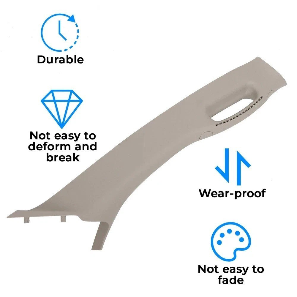 Beige Pair Pull Grab Handle A Pillar Windshield Post Trim For 02 03-10 Dodge Ram