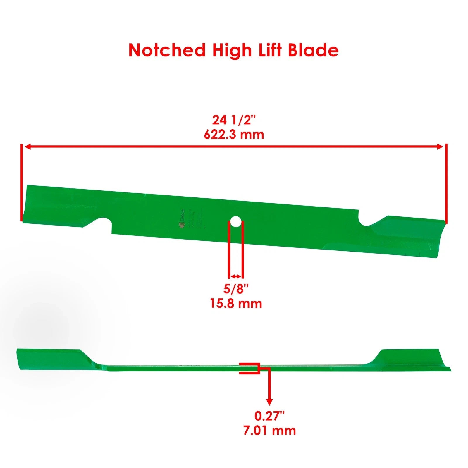 72" Deck Blade for Scag SW-18 SWM-72 STHM-23CV SCZ61 SCZ61RD-31 SCZ61V-27