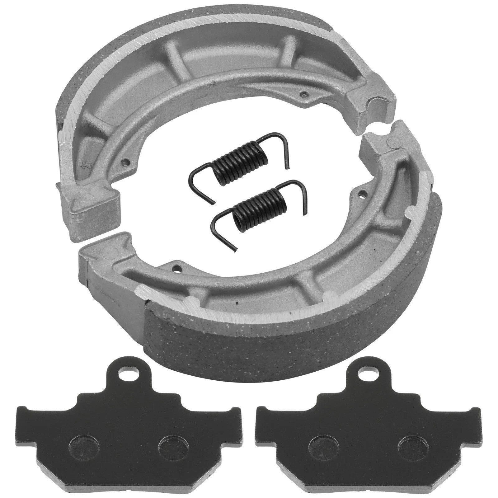 Front Brake Pads & Rear Brake Shoes for Suzuki GZ250 Marauder 250 1998-2010
