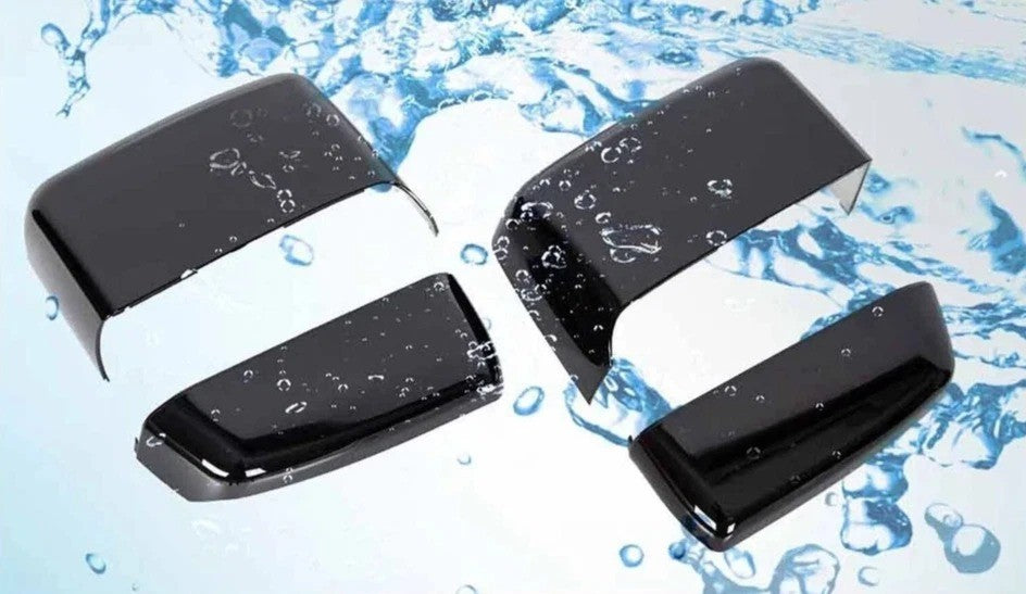Pair Tow Mirror Cap Cover Left & Right For Chevy Silverado GMC Sierra 2014-2019