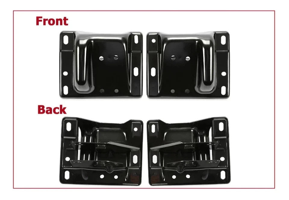 HECASA Front Bumper Bracket Set For 03-10 Dodge Ram 2500 11-18 Ram 2500 3500 New