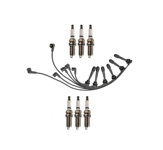 Ignition Kit Spark Plug & Wire Set For Kia Sportage Hyundai Tucson V6 2.7L