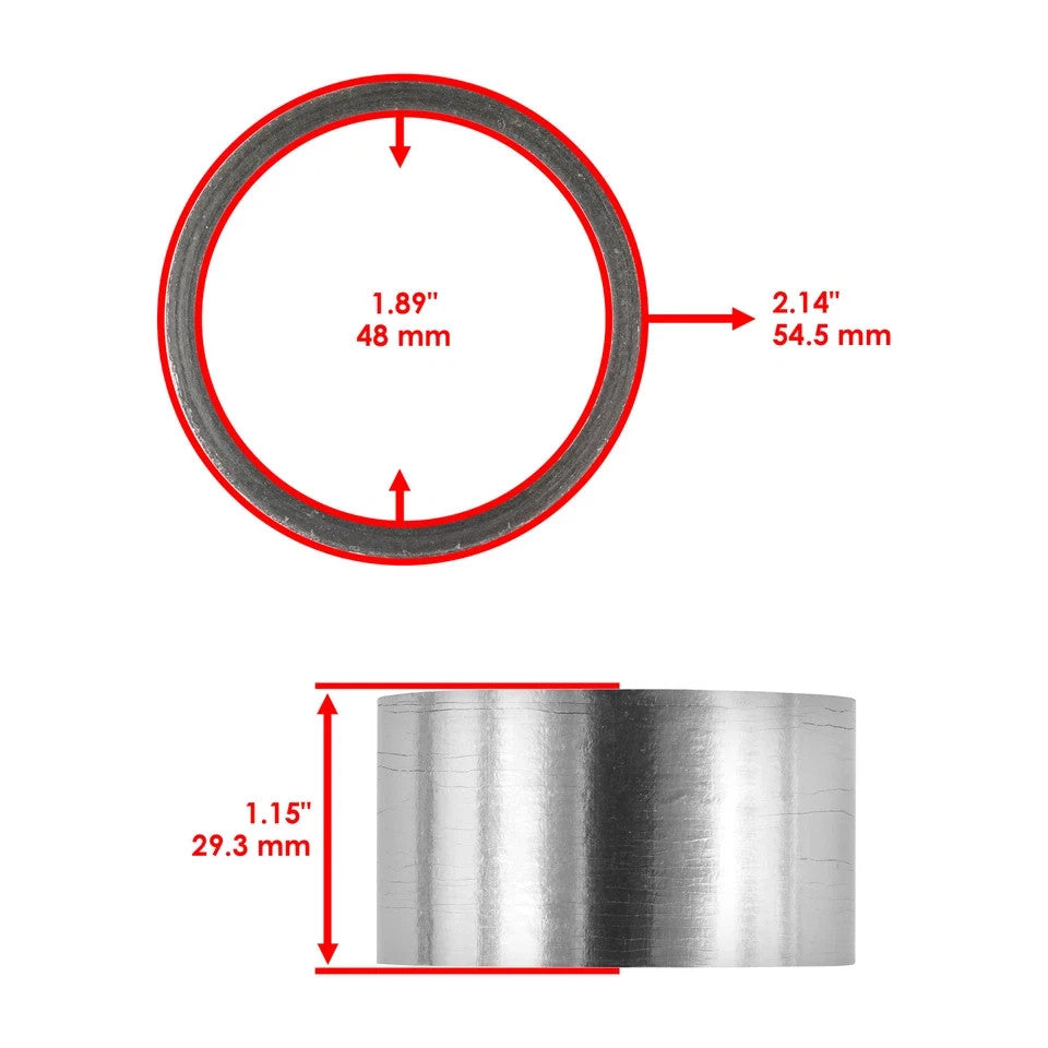 Exhaust Gasket for Kawasaki Ninja ZX-6R ZX636C ZX636D 2005 2006