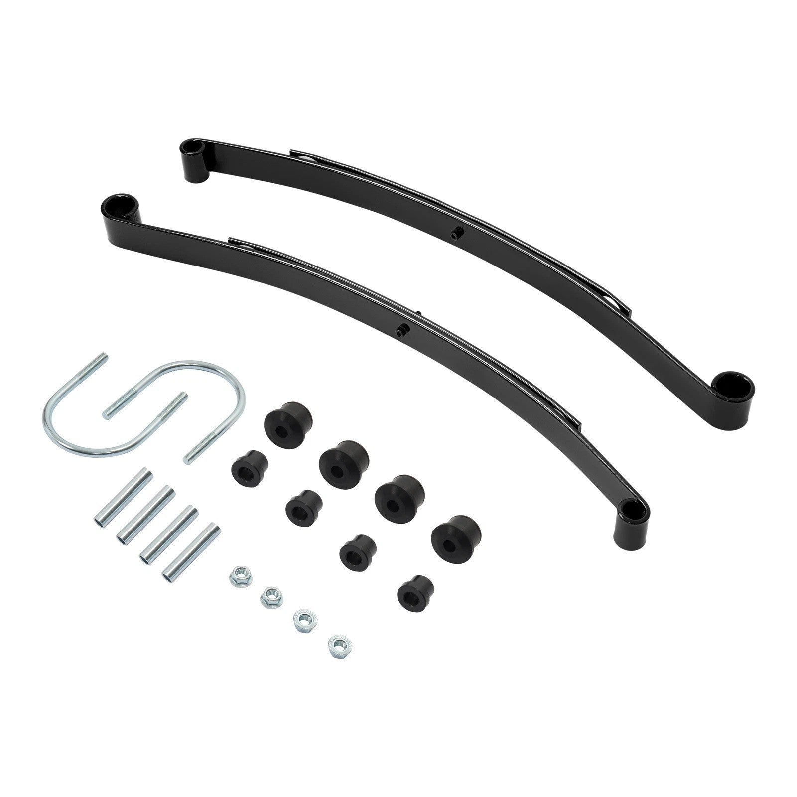 Heavy Duty Rear 2 Leaf Spring Kit with Bushing & Sleeves For EZGO RXV Golf Cart