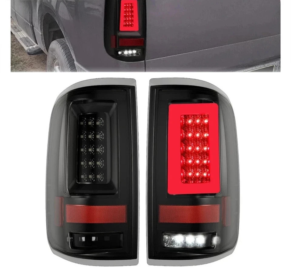 Black Smoked For Ford F150 LOBO 2004-2008 Styleside LED Tail Lights Left+Right