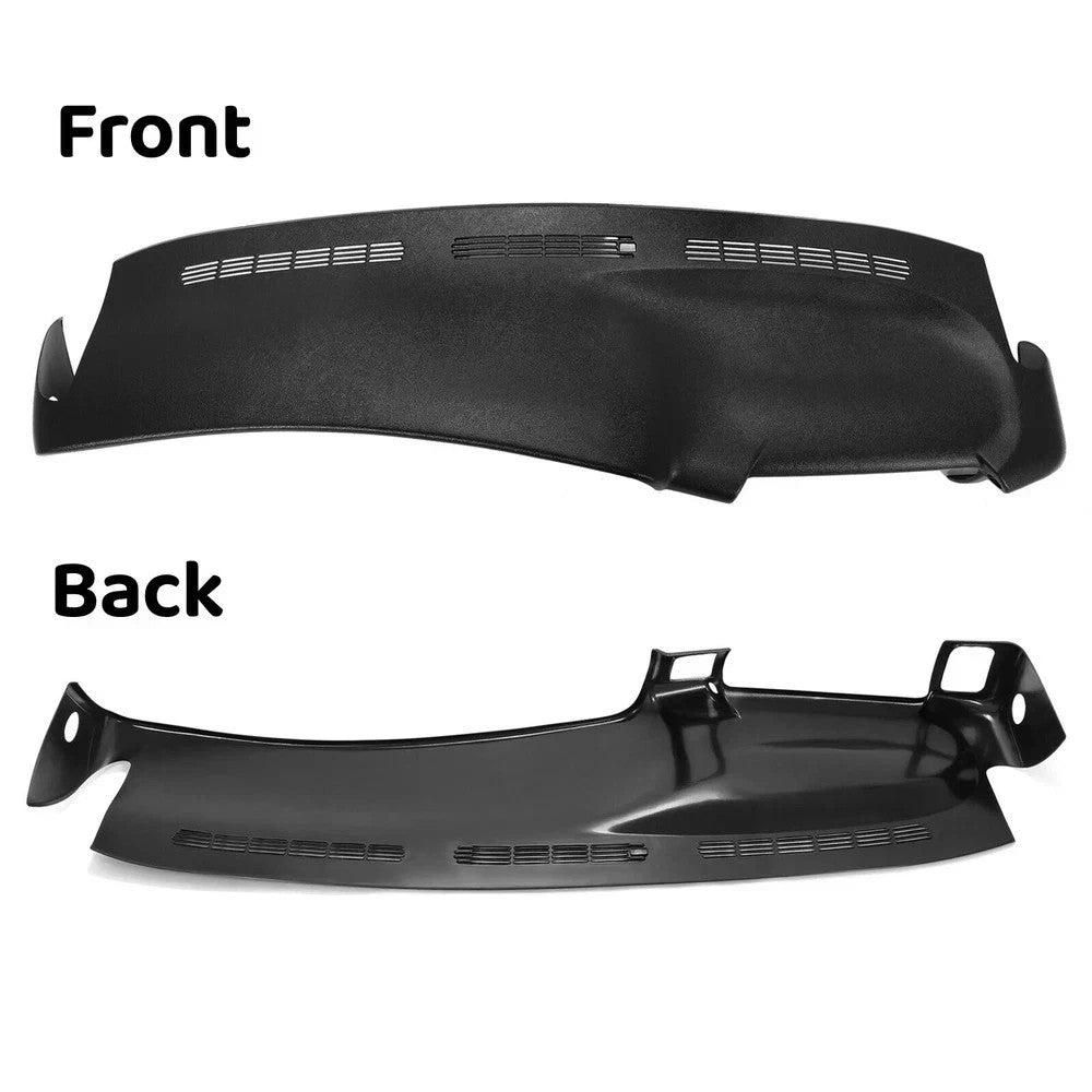 Black Molded Dash Cover Cap Board Overlay For 1999-06 03 Chevy Silverado Sierra