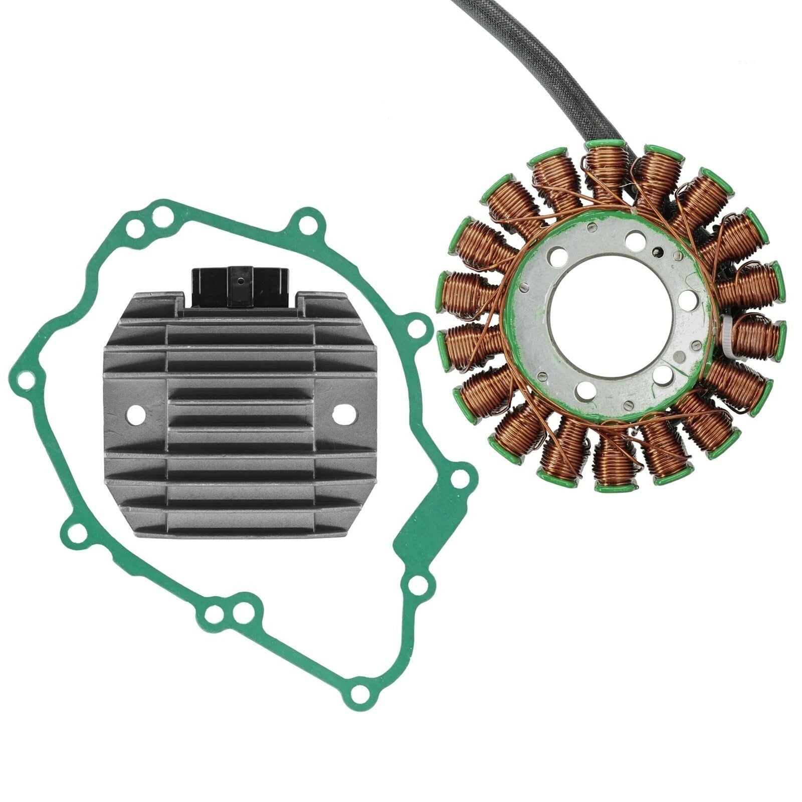 Stator And Regulator Rectifier With Gasket For Yamaha YZF-R6S YZF R6S 2006-2009