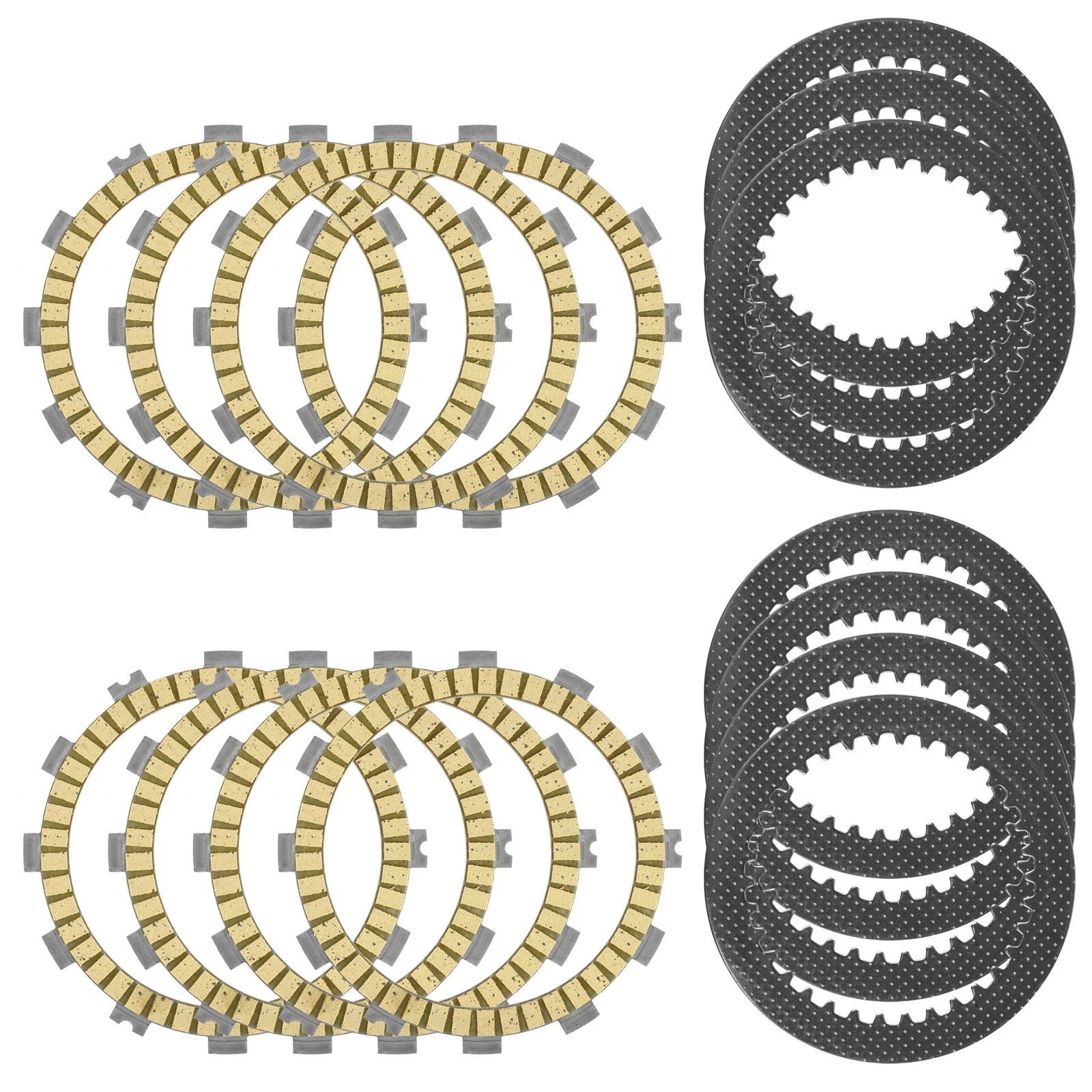 Clutch Friction and Steel Plates Kit for Kawasaki KX250F KX250 KX252 2008-2020