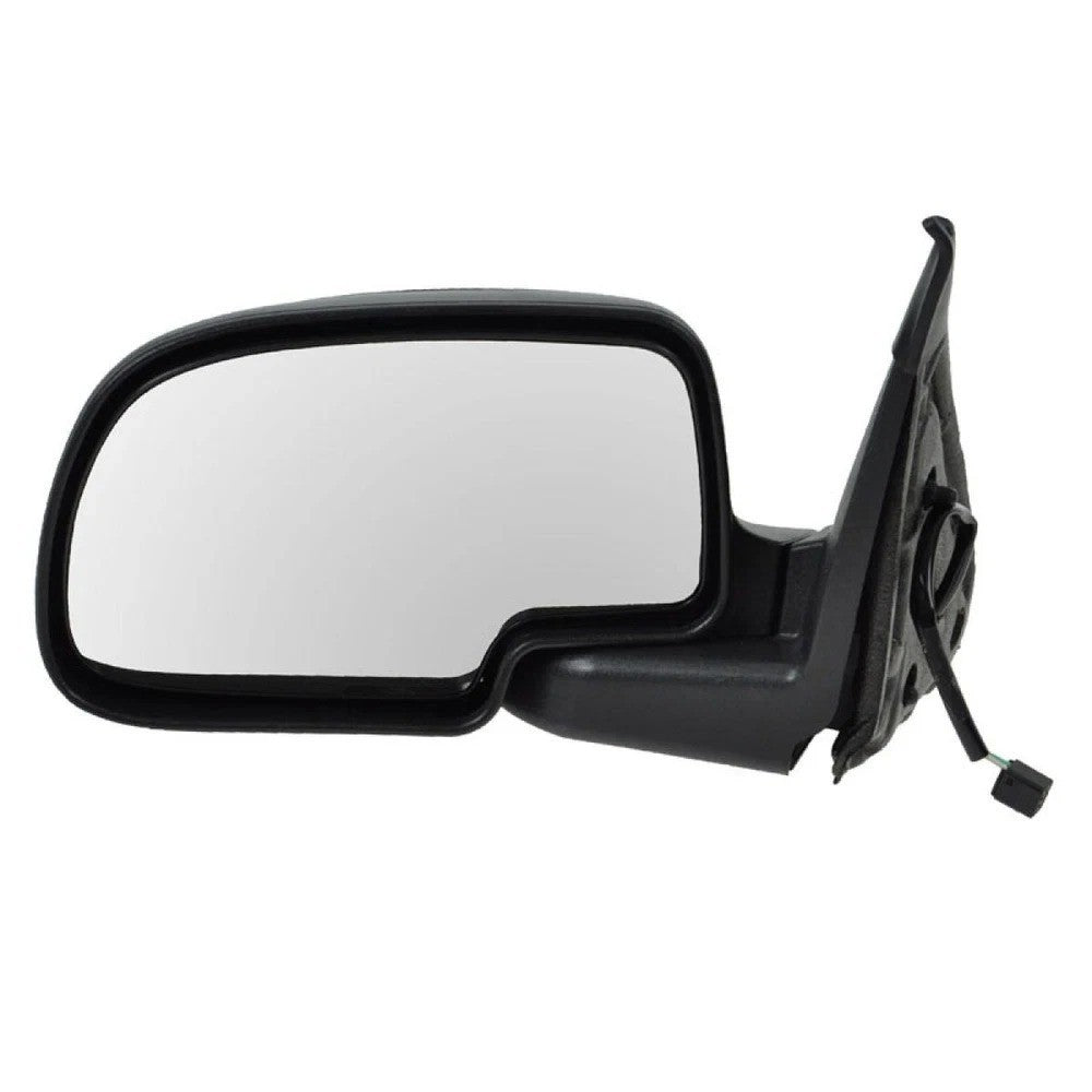 Flat Black Cap Power Side Mirrors Pair Set Left & Right for Chevy Pickup Truck