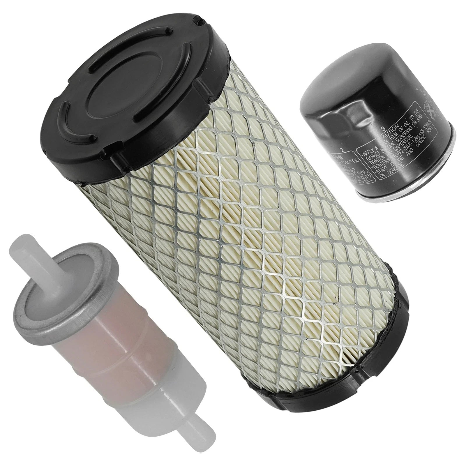 Caltric 11013-1290 Air Filter Kit For Kawasaki Mule 3010 KAF620 2001-2008