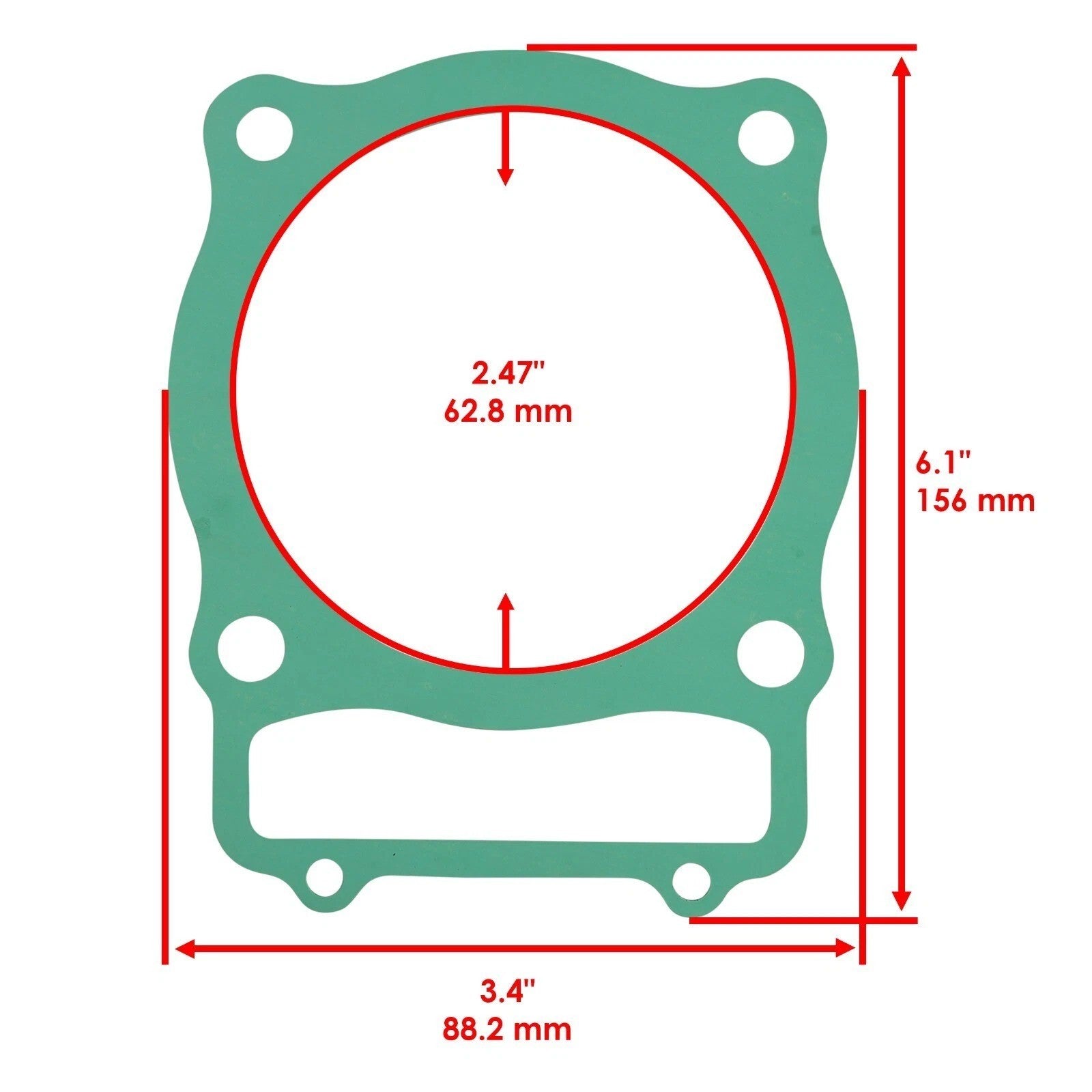 Cylinder Intake Exhaust Valve Gasket Kit for Honda XL600R 1983-1987