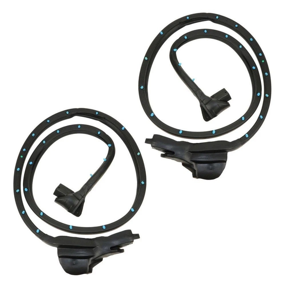 Door Seal Rubber Weatherstrip Pair for 84-89 Chevy Corvette