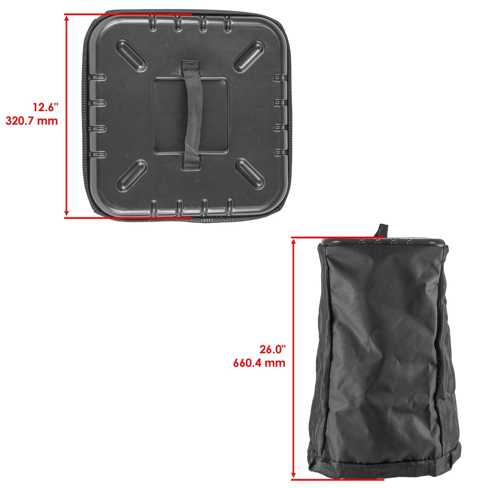 Caltric AM135485 M131405 Grass Bag For John Deere LT150 LT155 LT160 LT180 LT190