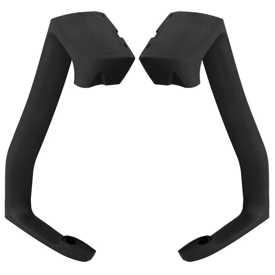 Pair Black Left + Right Mirror Arm Cover Set For Volvo VNL Truck 2004-2023
