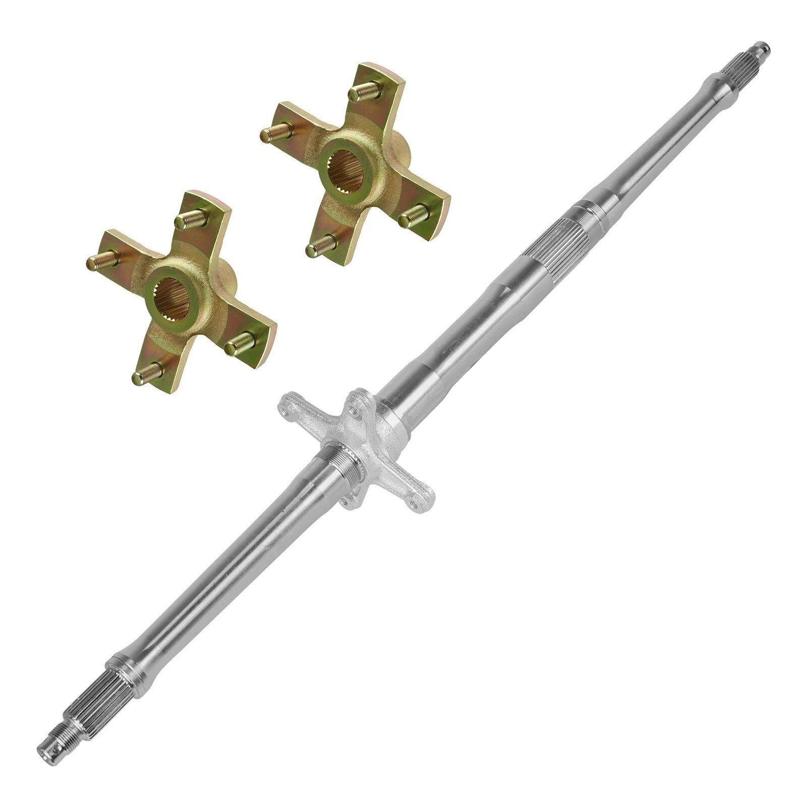  Caltric Rear Wheel Hub & Rear Axle for Suzuki LT-Z400 Quadsport Z400 2003-2008