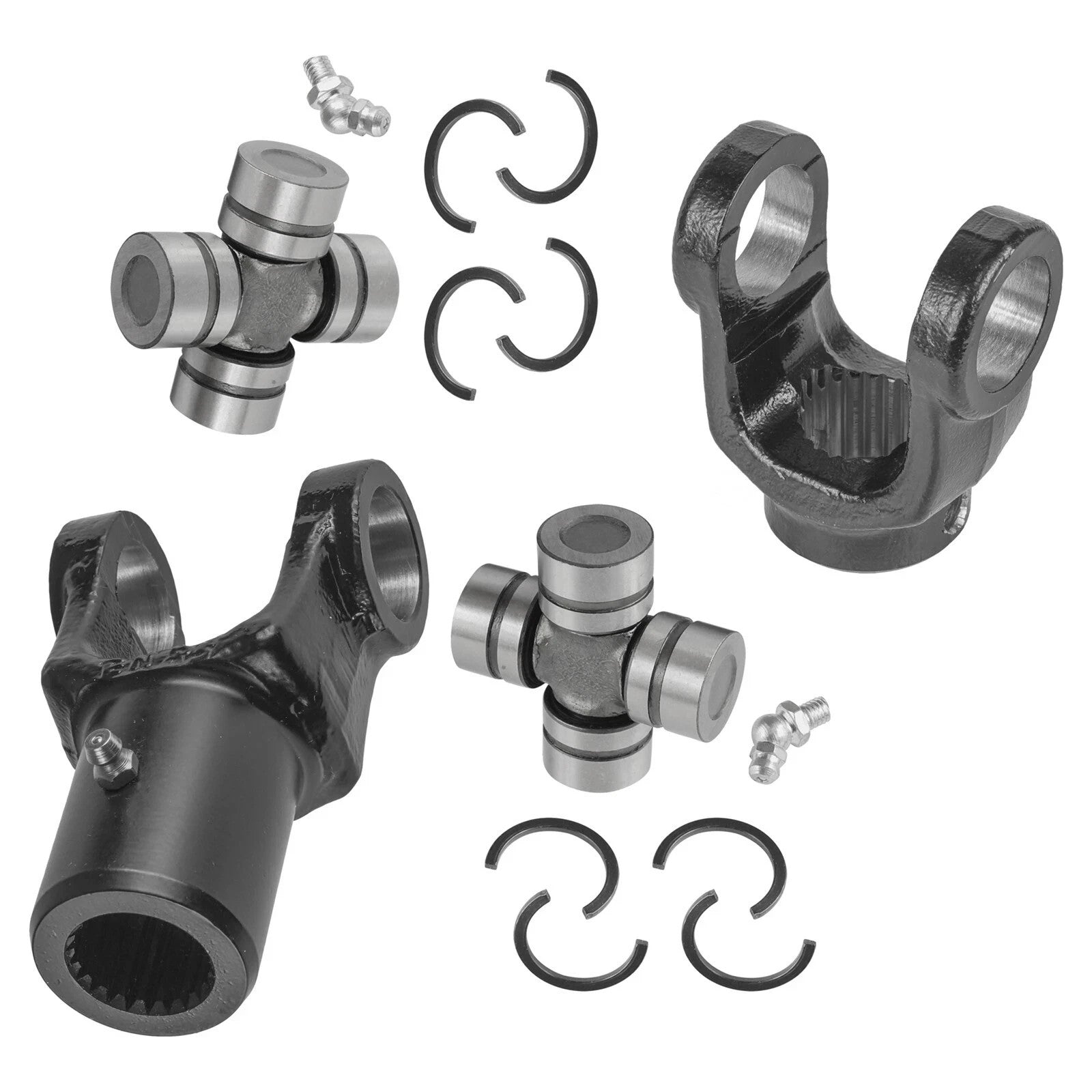 2x Front Drive Shaft Yoke w/ U-joint for Polaris Ranger 570 EFI 4x4 2014-2020