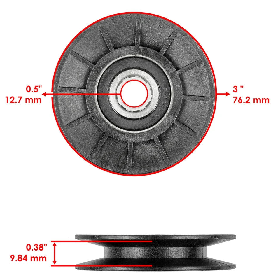 V-Idler Pulley For Murray 20613 420613 420613MA 091178 668827 668827SM